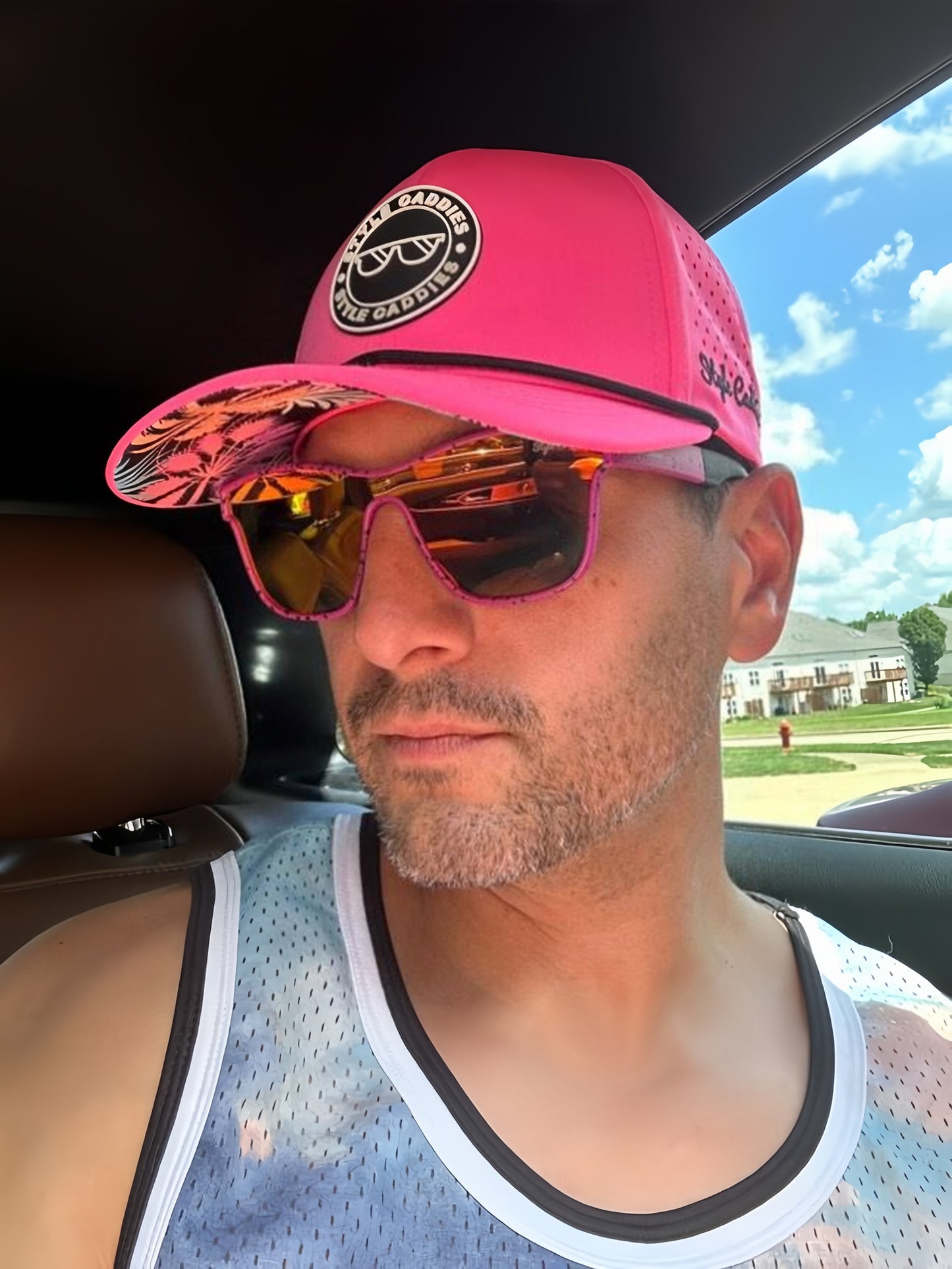 Premium Hot Pink Golf Hat