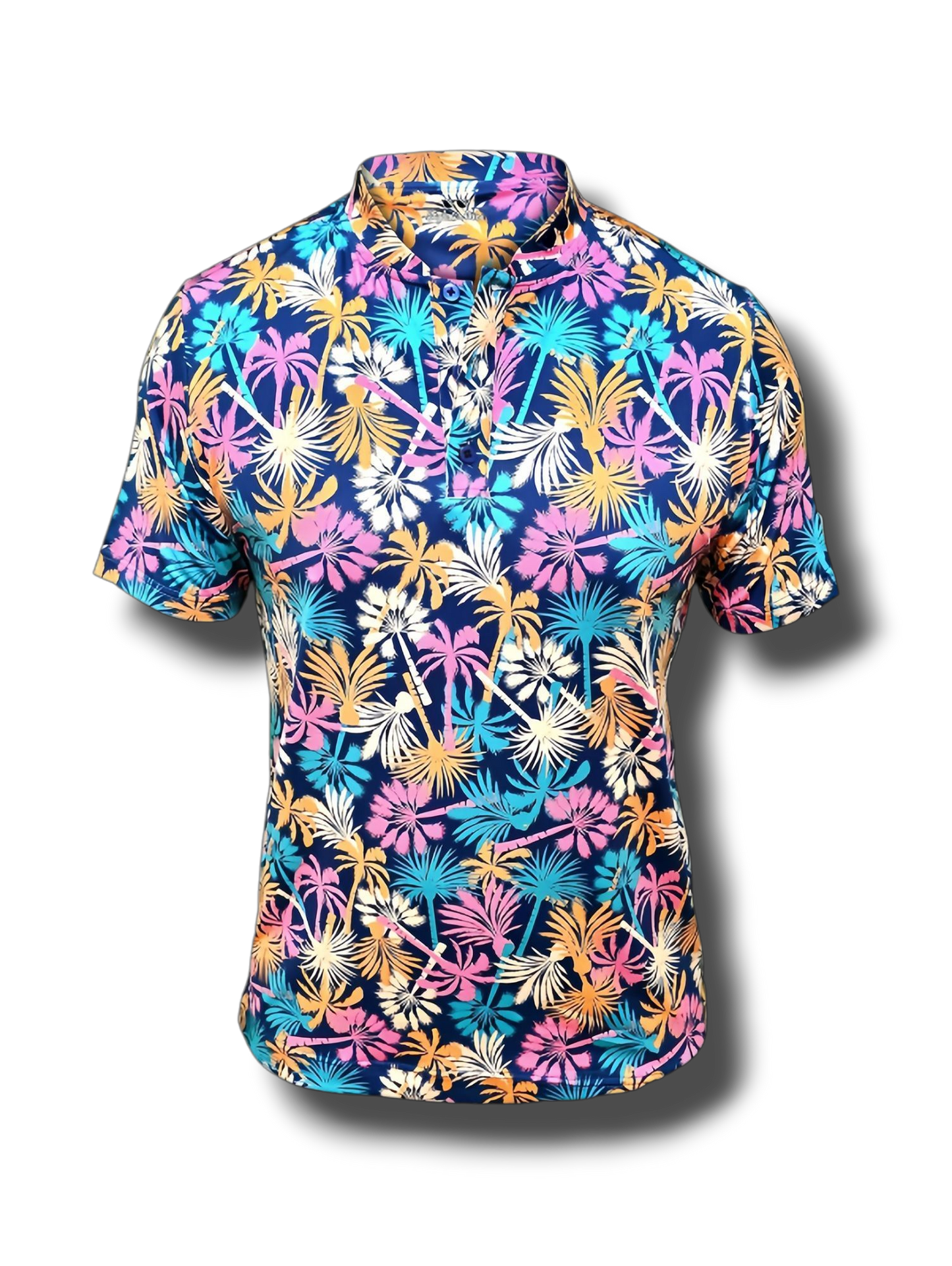Tropical Hawaiian Golf Polo Shirt