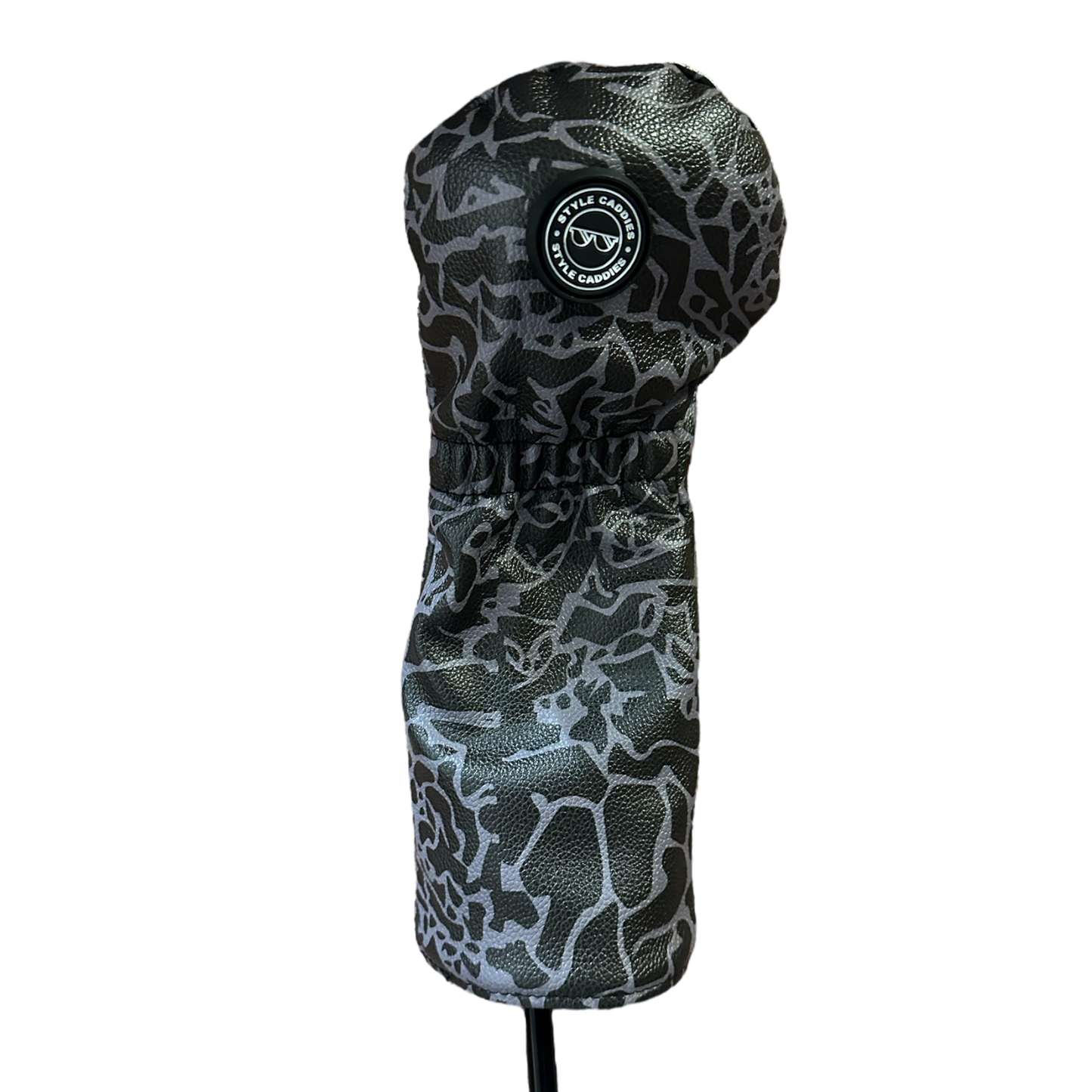 Dark Cement Wood Magnetic Club Cover