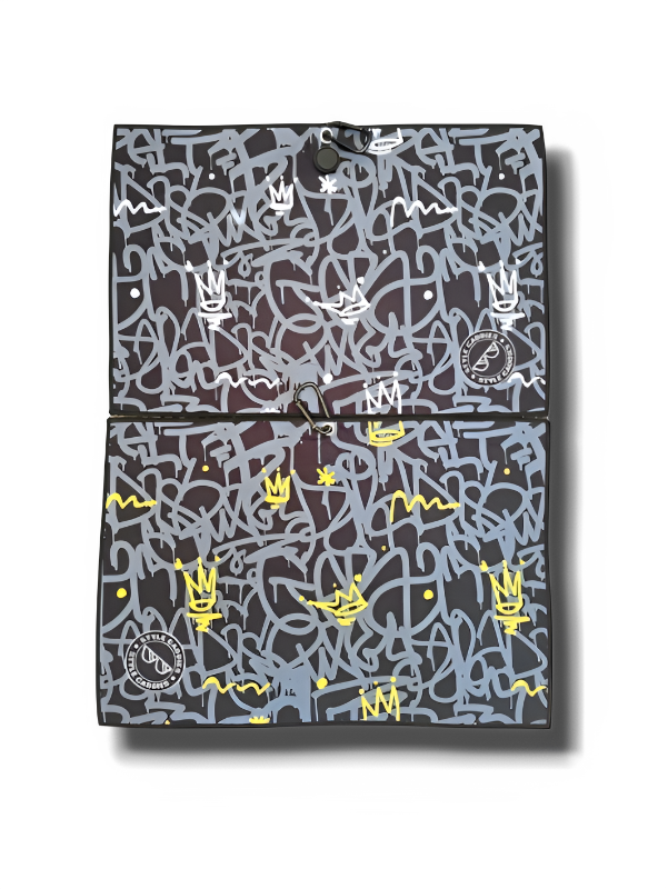 Hip hop design magnetic golf towel and reversible