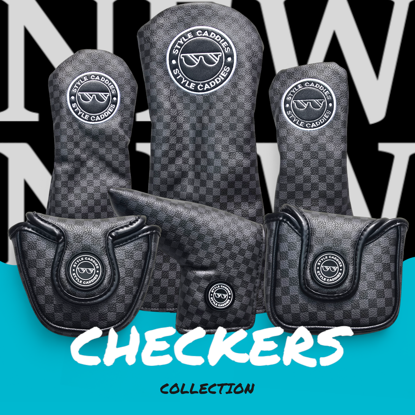 Checkers Half-Mallet Magnetic Cover