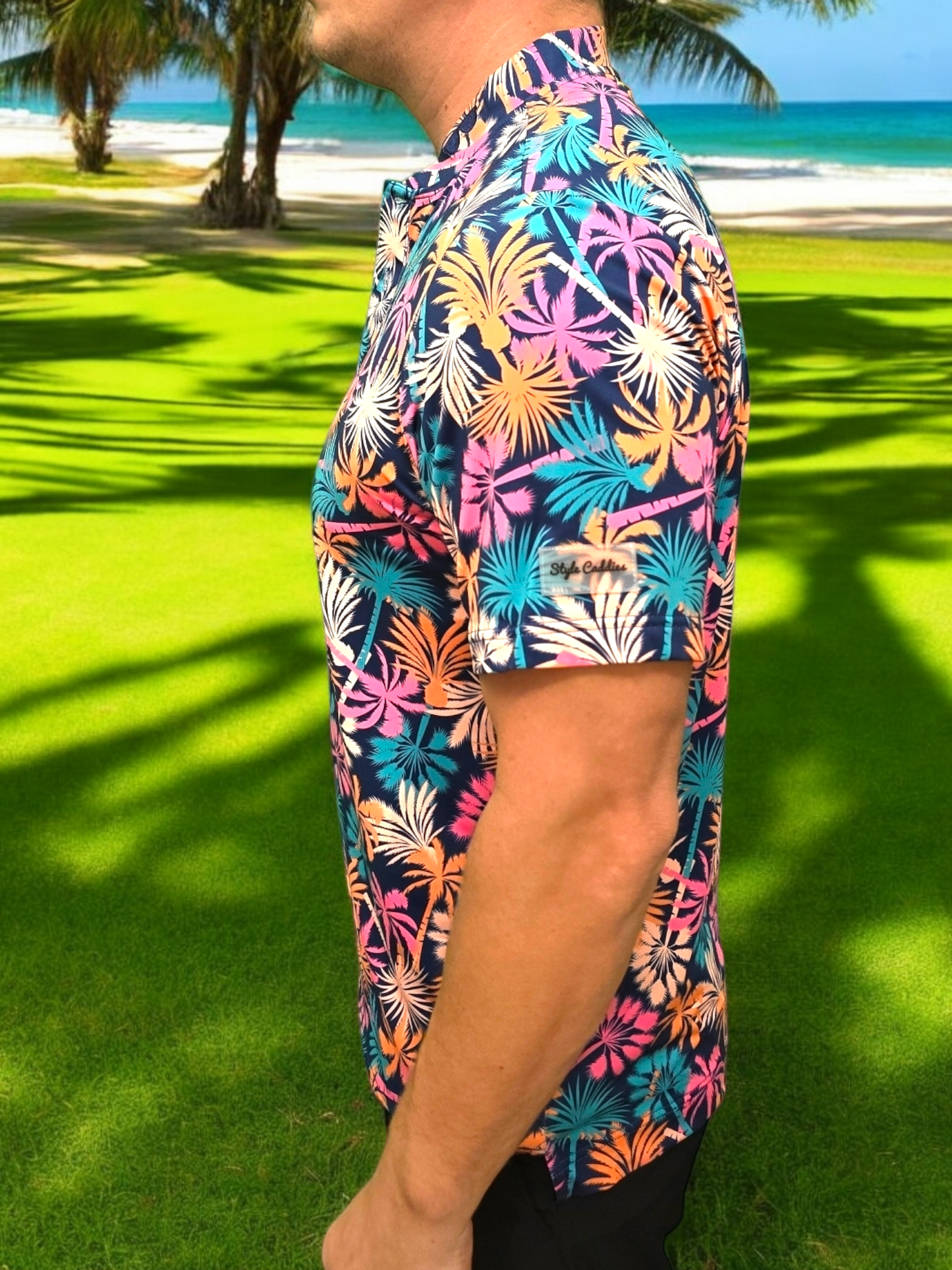 Tropical Palms Golf Polo Shirt