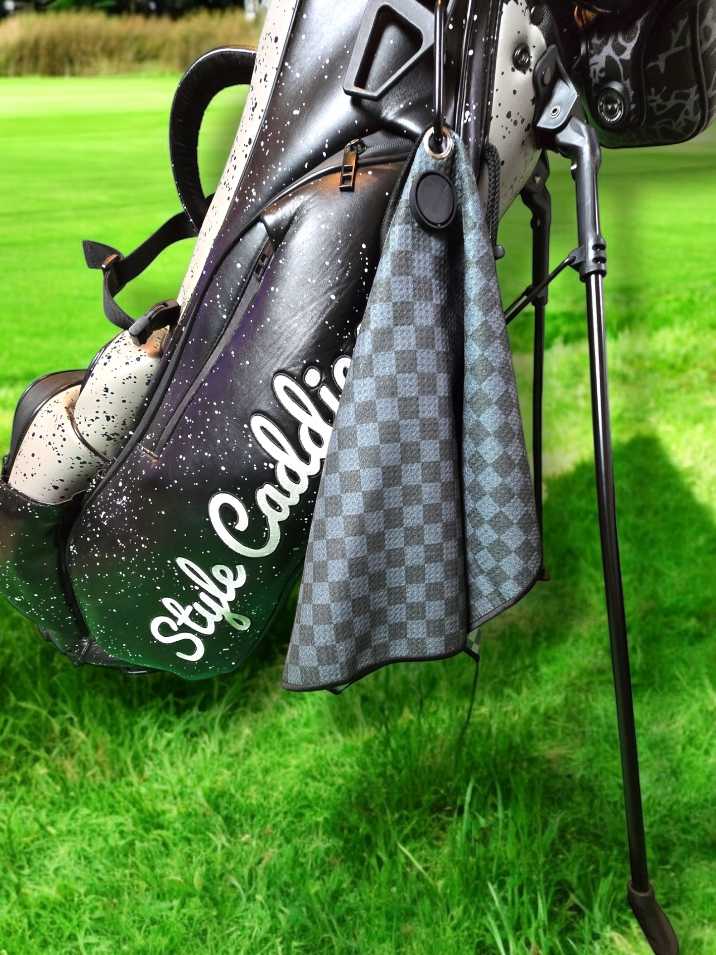 Checkers Magnetic Golf Towel