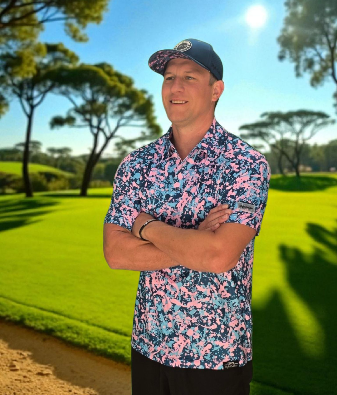 Pinkulator Golf Polo Shirt