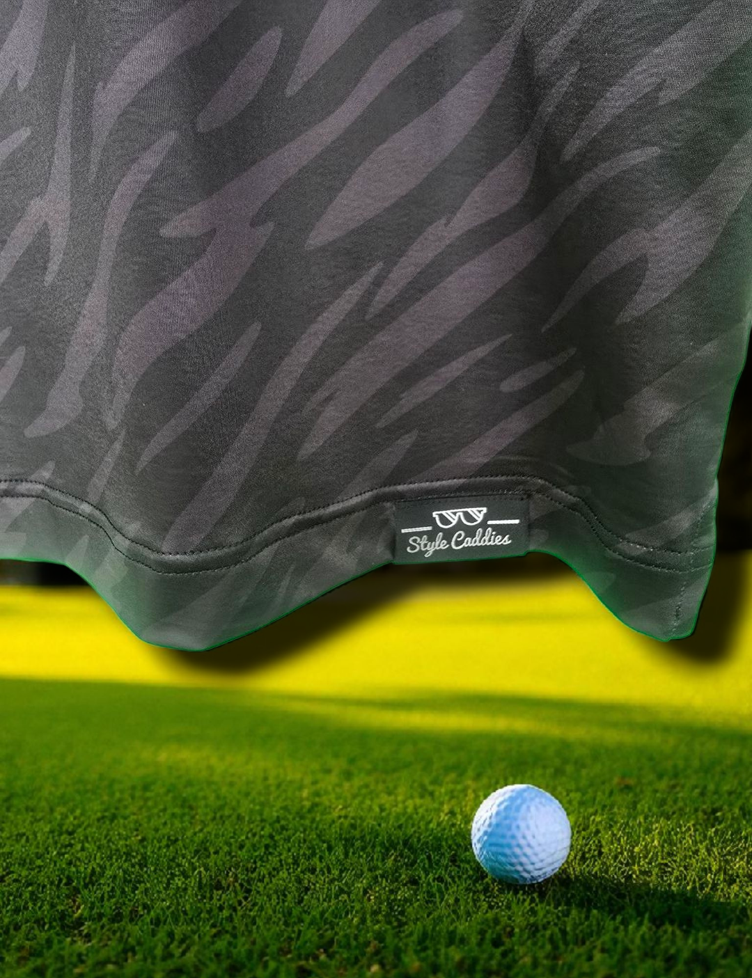 Shady Stripes Golf Polo Shirt