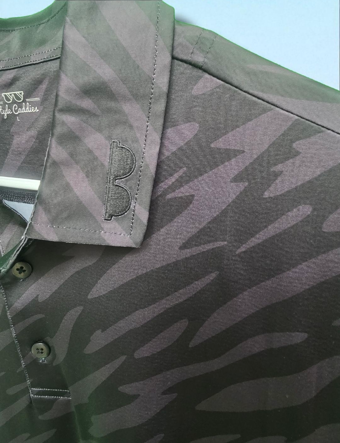 Shady Stripes Golf Polo Shirt