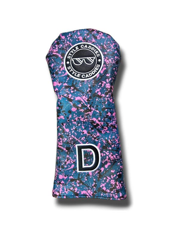 Purple splat design with magnet and for driver
