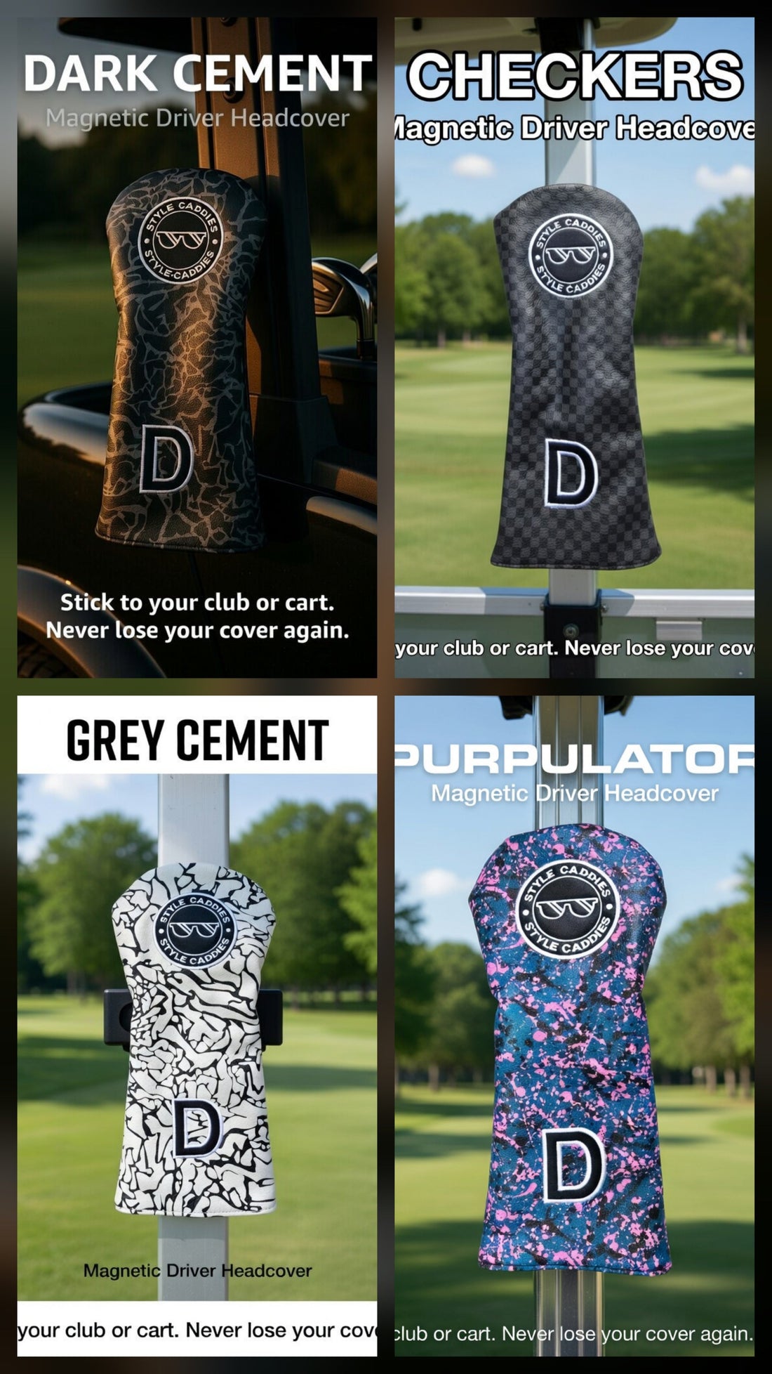 Style Caddies Golf is Coming to Amazon Prime: Magnetic, Reversible Towels & Driver Covers