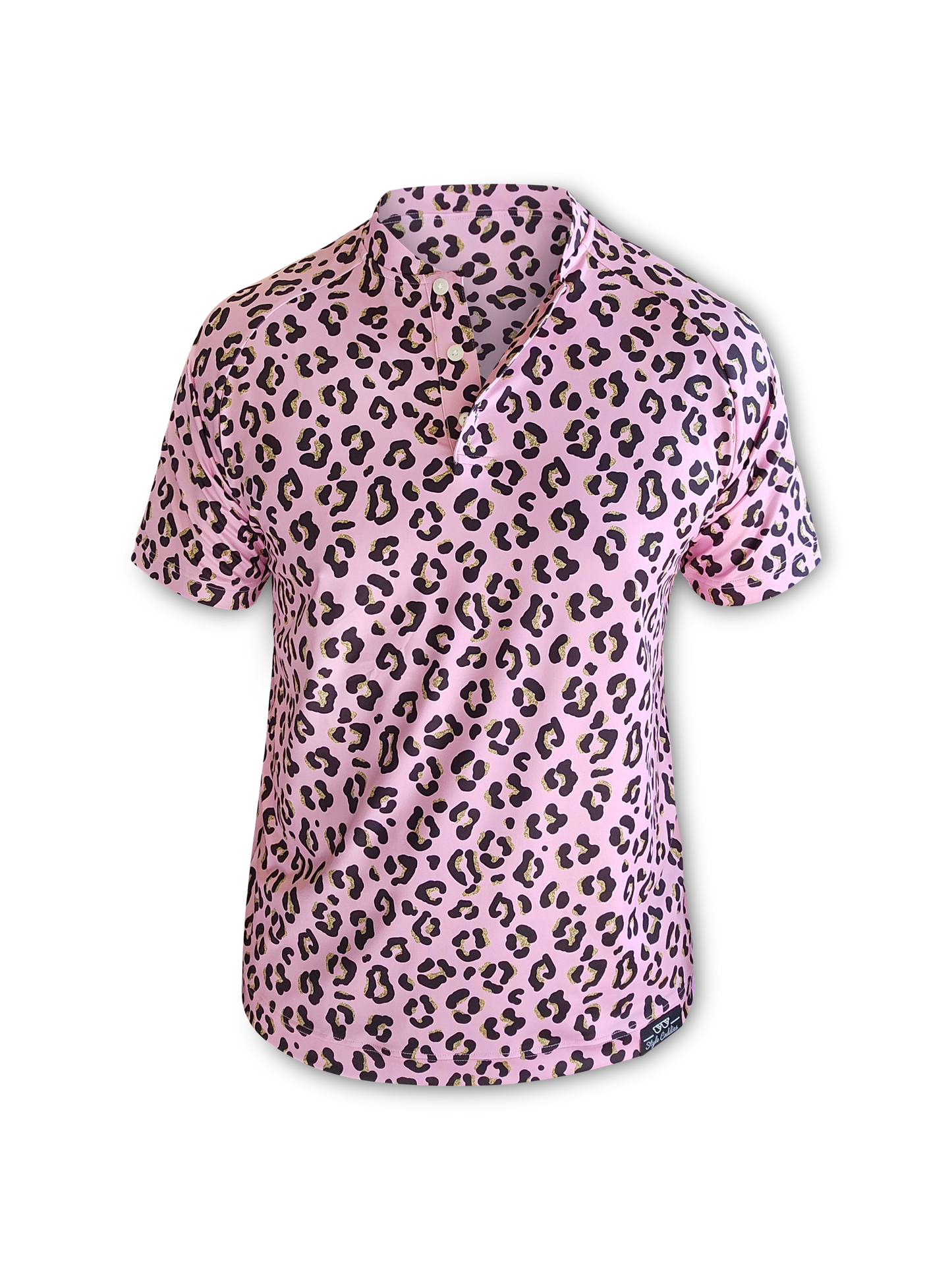 Pretty Pink Leopard Polo