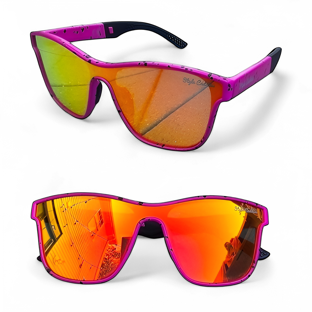 Pink Paint Splat Sunglasses