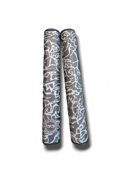 Black and Grey-Green Cement Jumbo Putter Grip