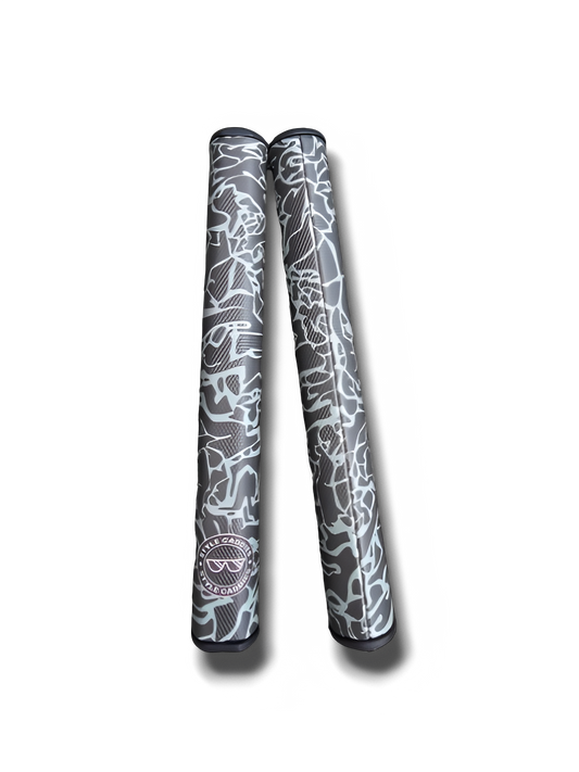 Black and Grey-Green Cement Midsize Putter Grip