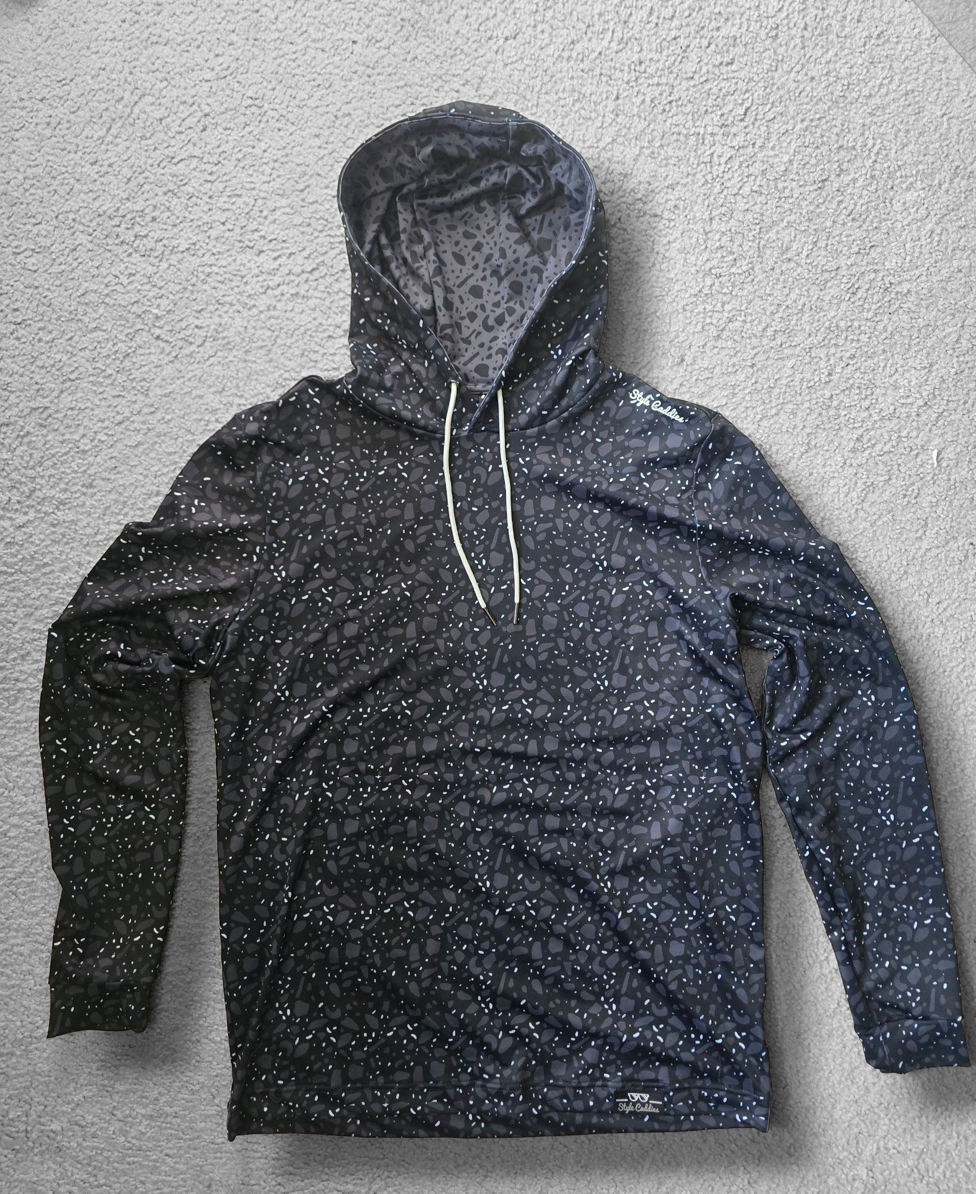 Rock performance golf hoodie product view