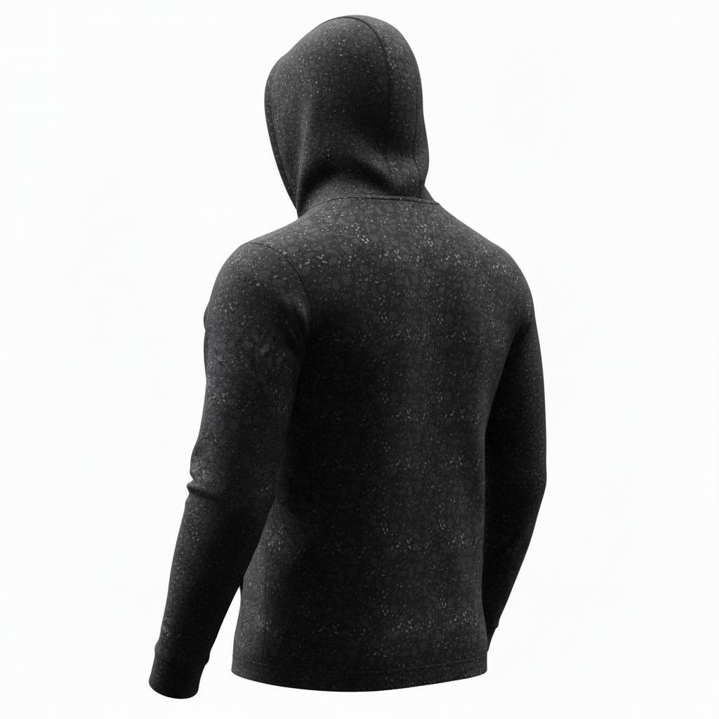 Moisture wicking mens golf hoodie keeping you dry during warm rounds and active play