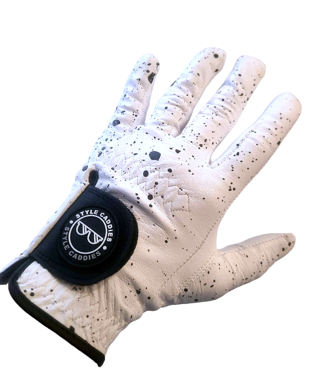 White Paint Splatter Golf Glove