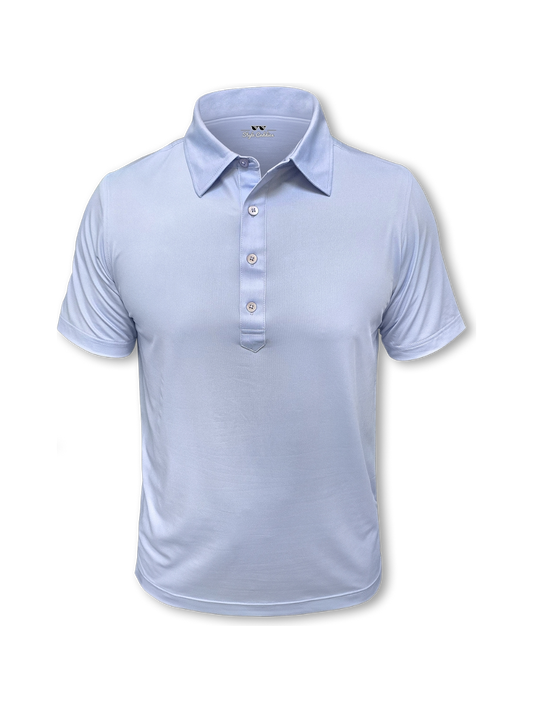 Baby Blue Dress Collar Polo