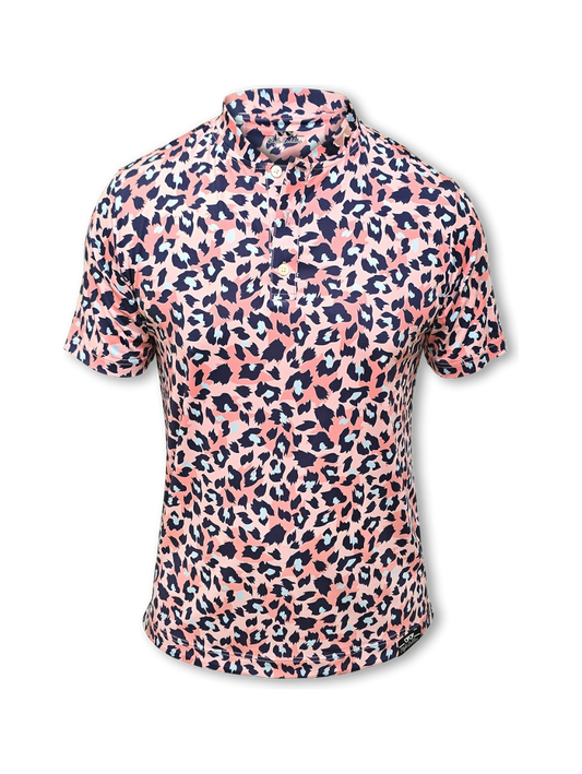 Pink Leopard Blade Polo