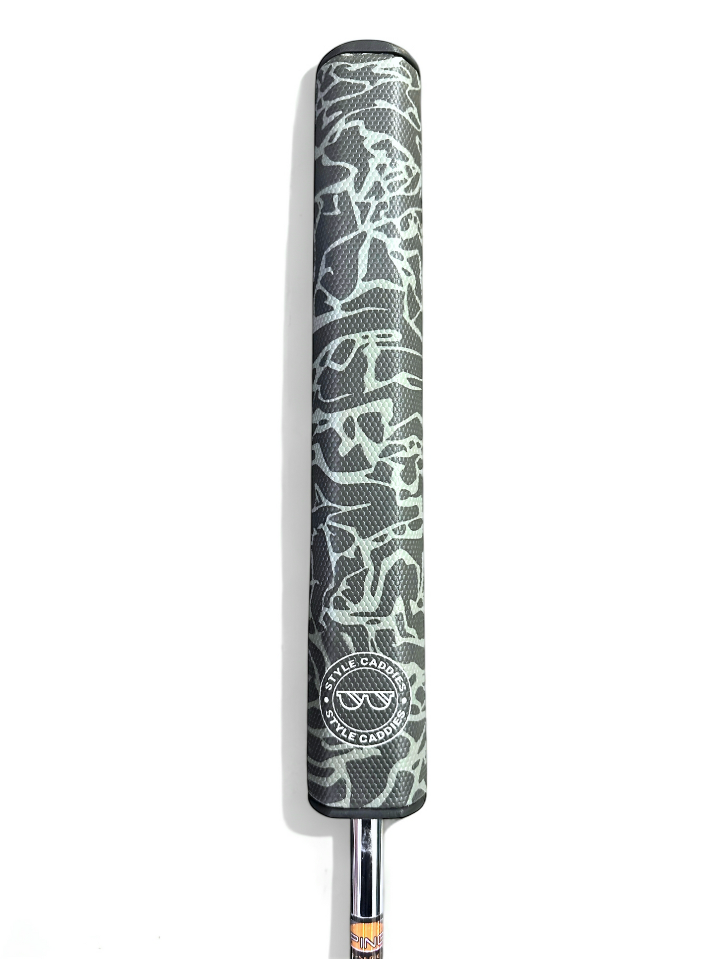 Black and Grey-Green Cement Jumbo Putter Grip