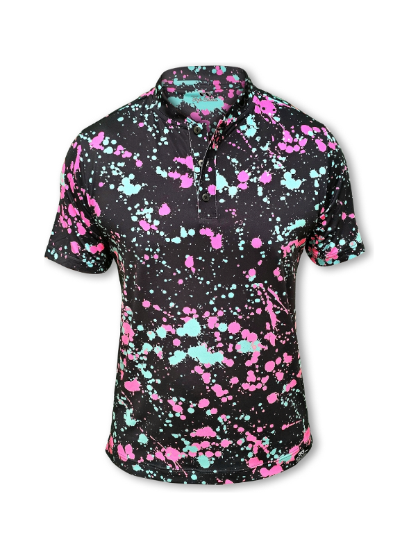 Pretty Splat Blade Polo Shirt | Style Caddies Golf