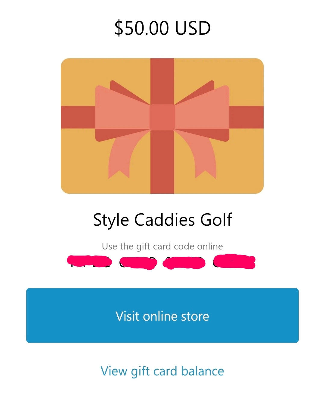 Style Caddies Virtual Gift Card