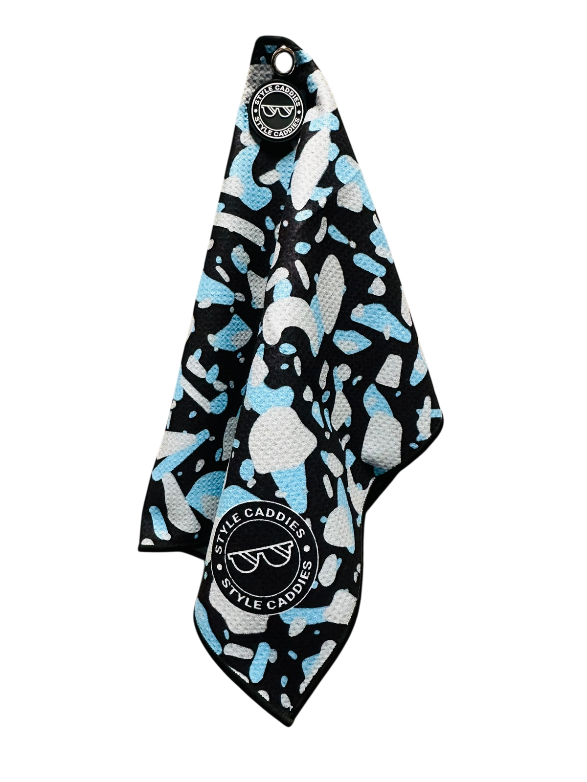 Bedrock magnetic golf towel flat lay front