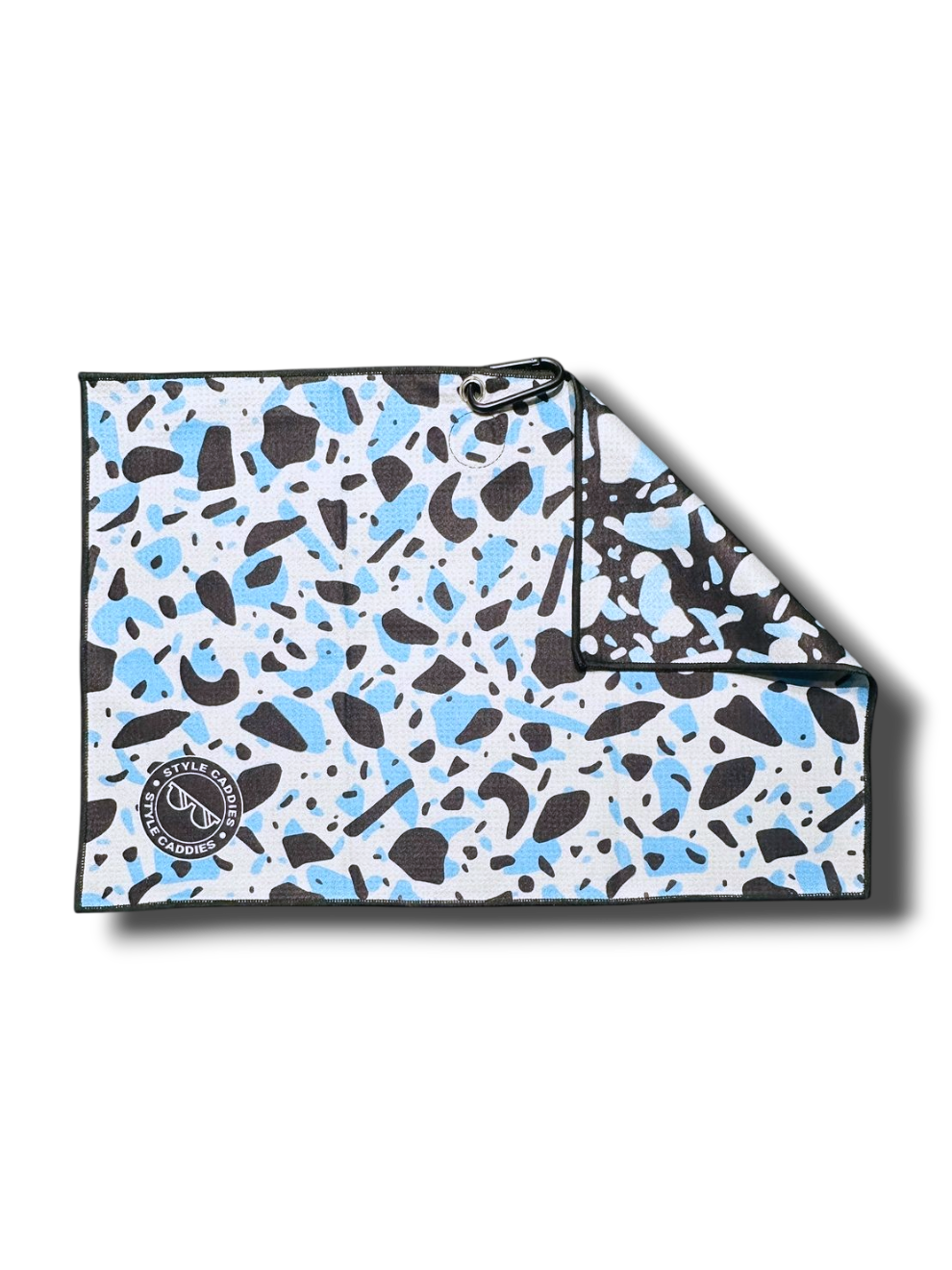 Bedrock magnetic golf towel close up pattern detail
