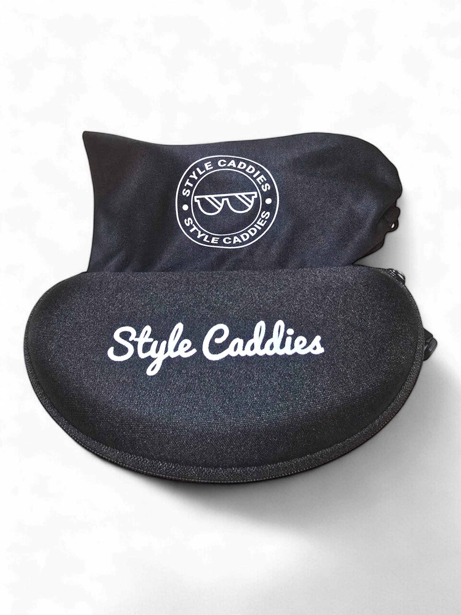 Style Caddies blue golf sunglasses lifestyle shot