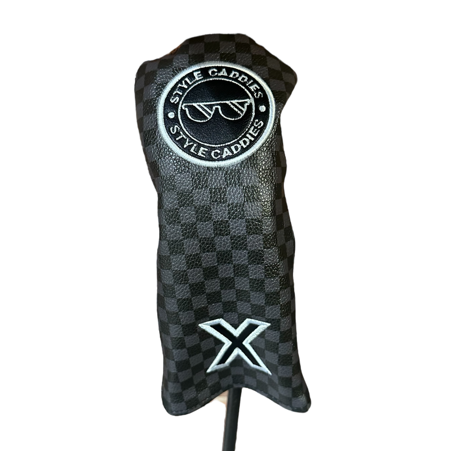 Checkers hybrid cover back showing neodymium magnet