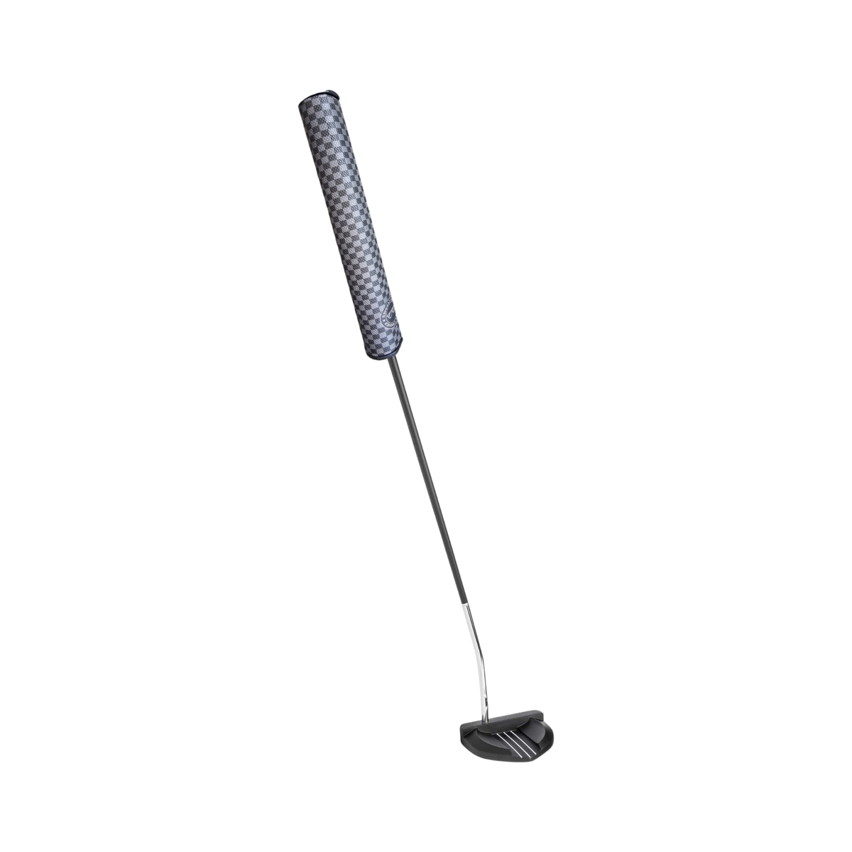 Checkers jumbo putter grip on putter installed