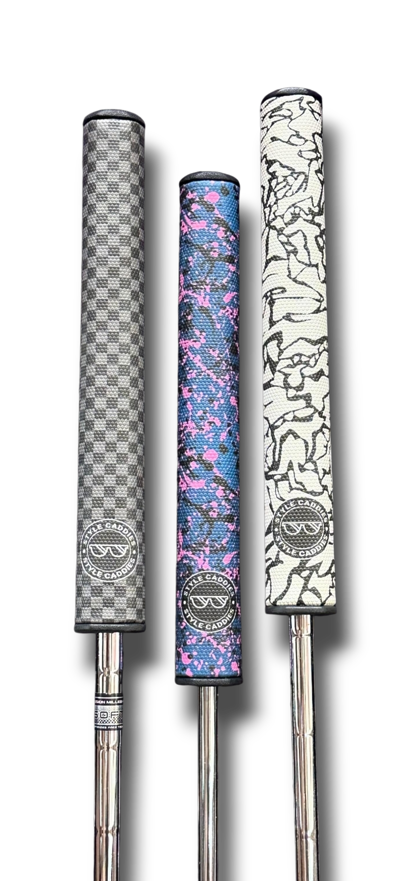 Checkers midsize oversized putter grip flat front