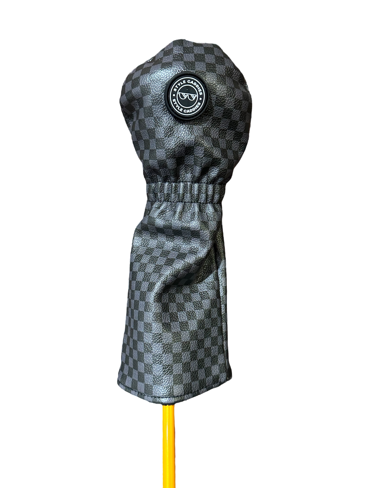 Checkers wood golf club cover product view