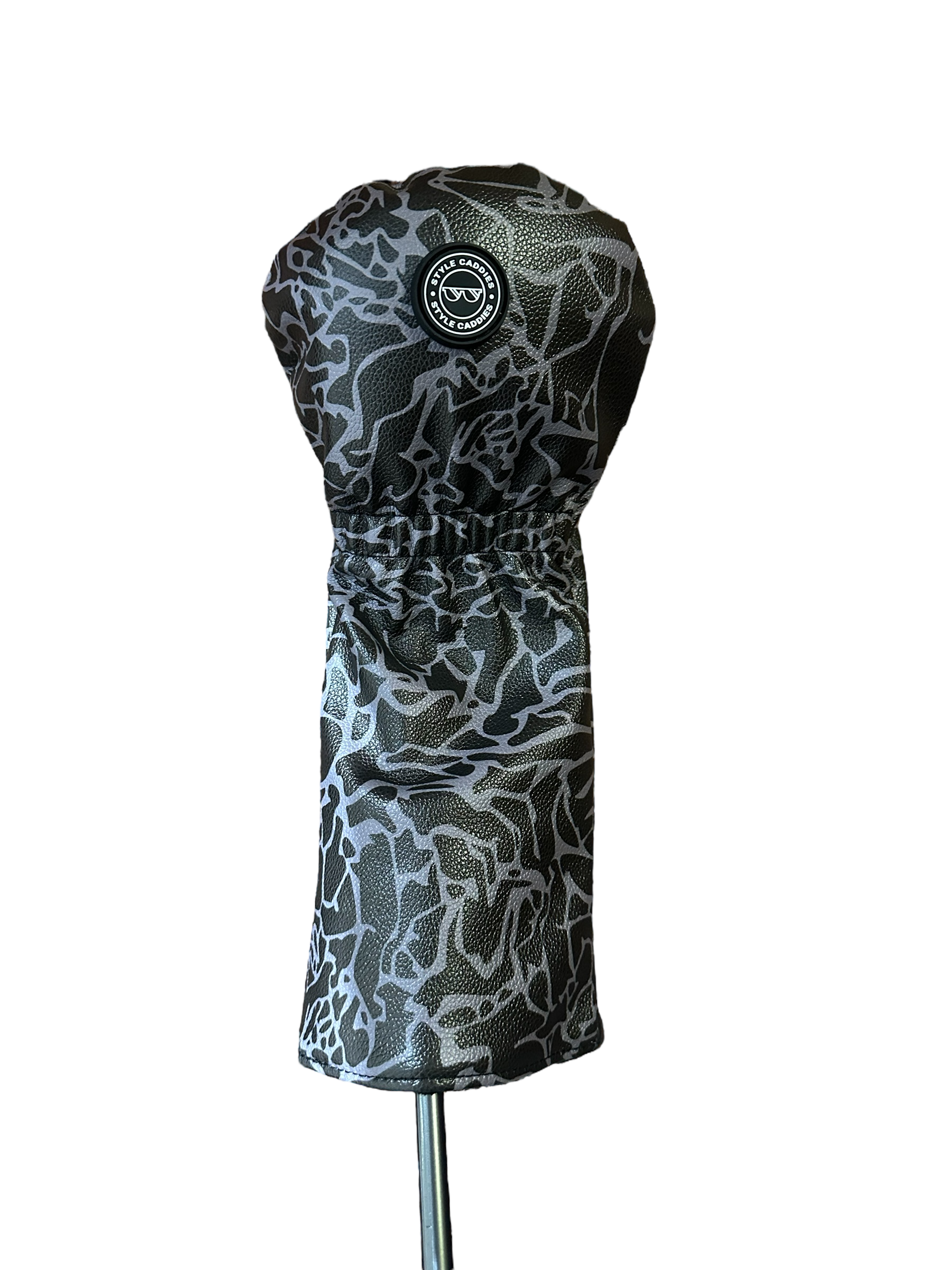 Dark cement driver headcover on bag lifestyle