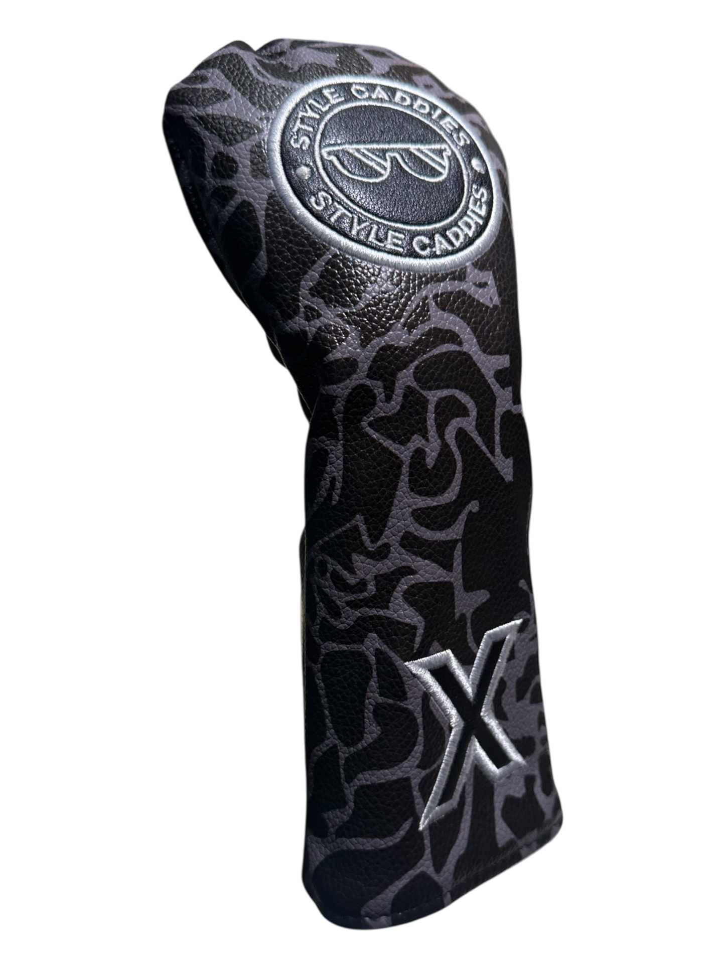 Dark cement hybrid magnetic club cover detail