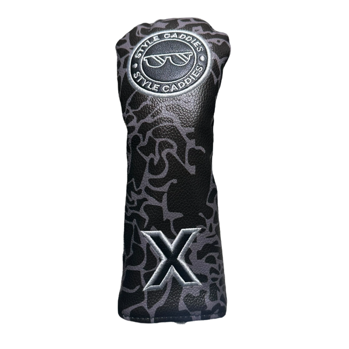 Dark cement hybrid magnetic club cover detail