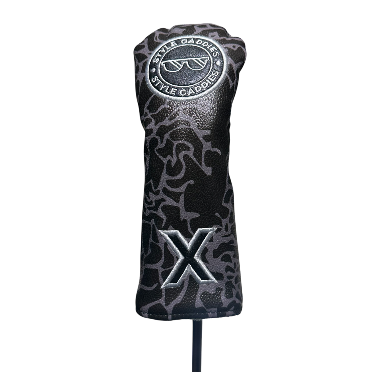 Dark cement hybrid headcover lifestyle shot
