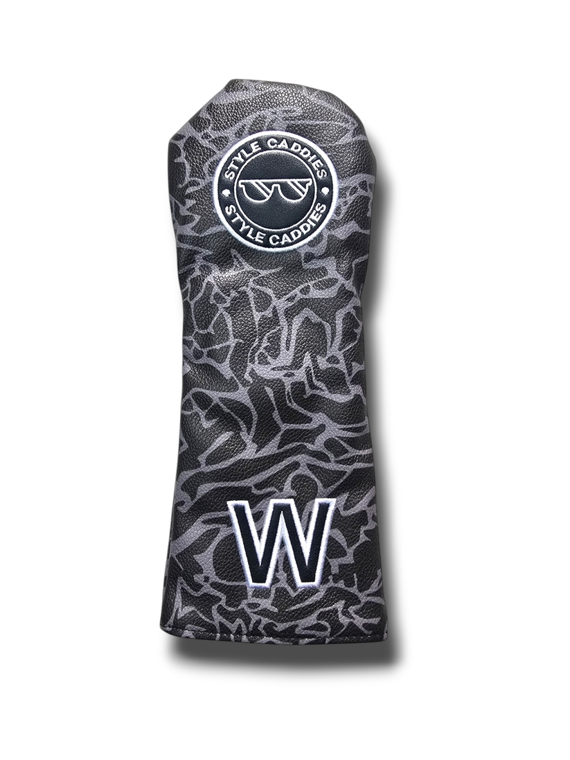 Dark cement magnetic headcover set product view