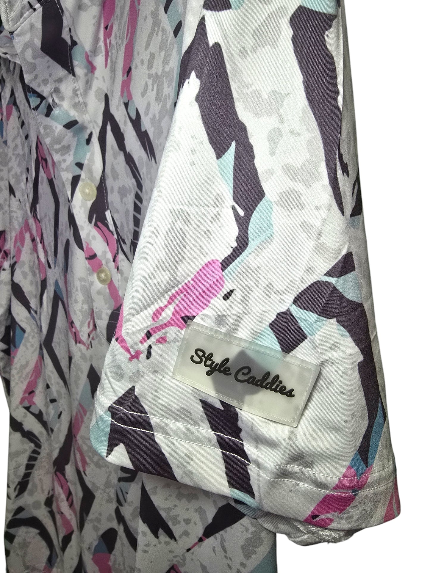 Style Caddies diamonds polo shirt detail