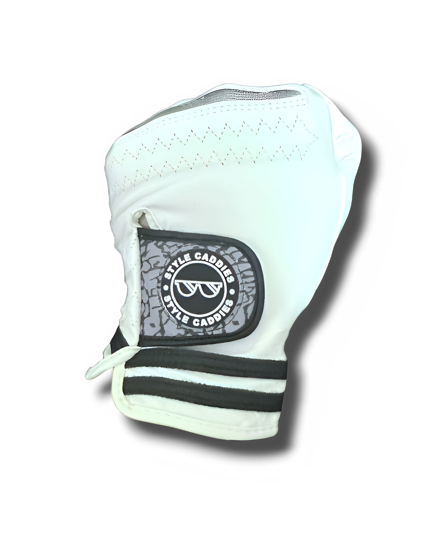 Elephant leather golf glove side view