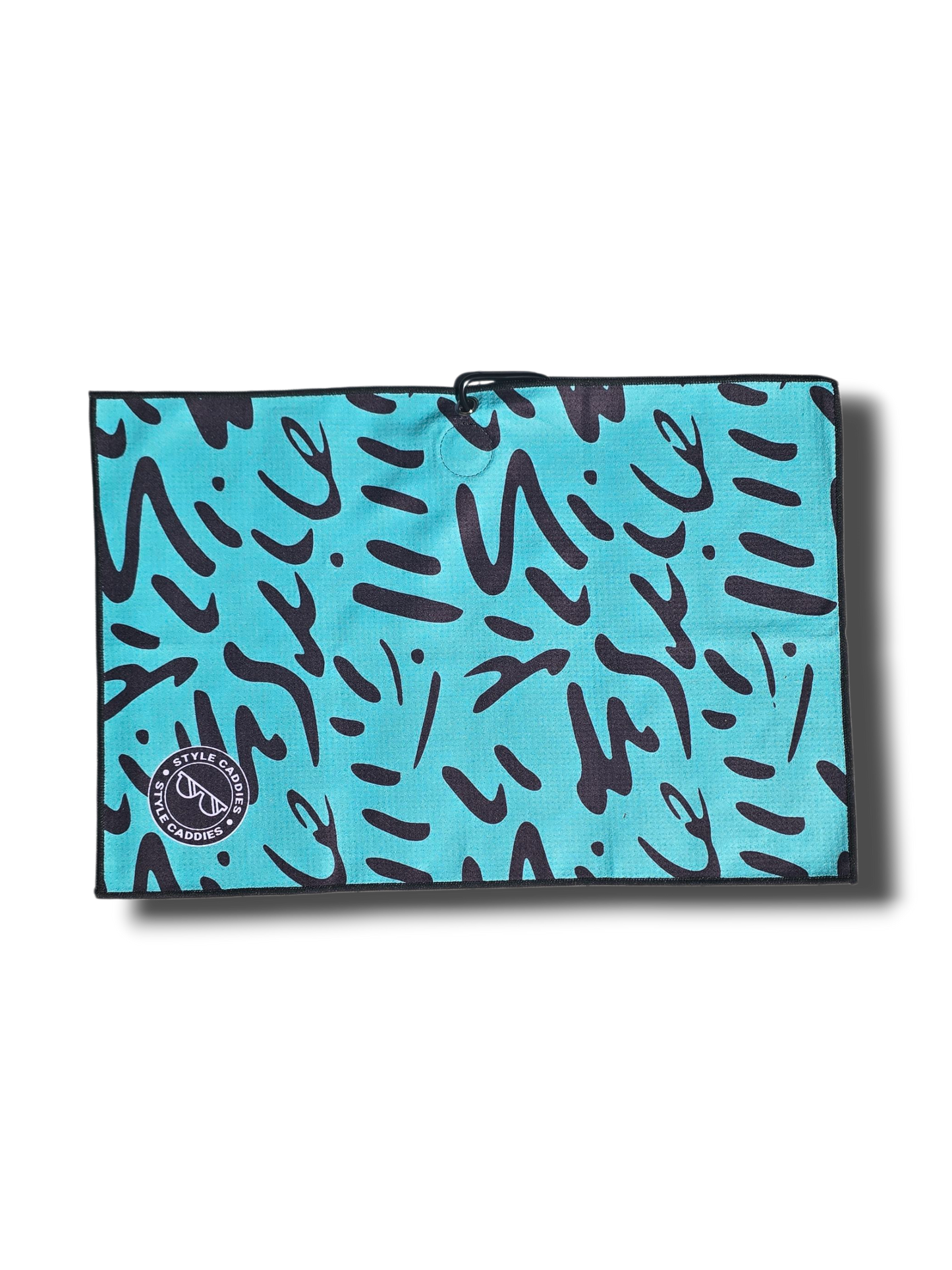 Fairway Graffiti magnetic golf towel flat lay back