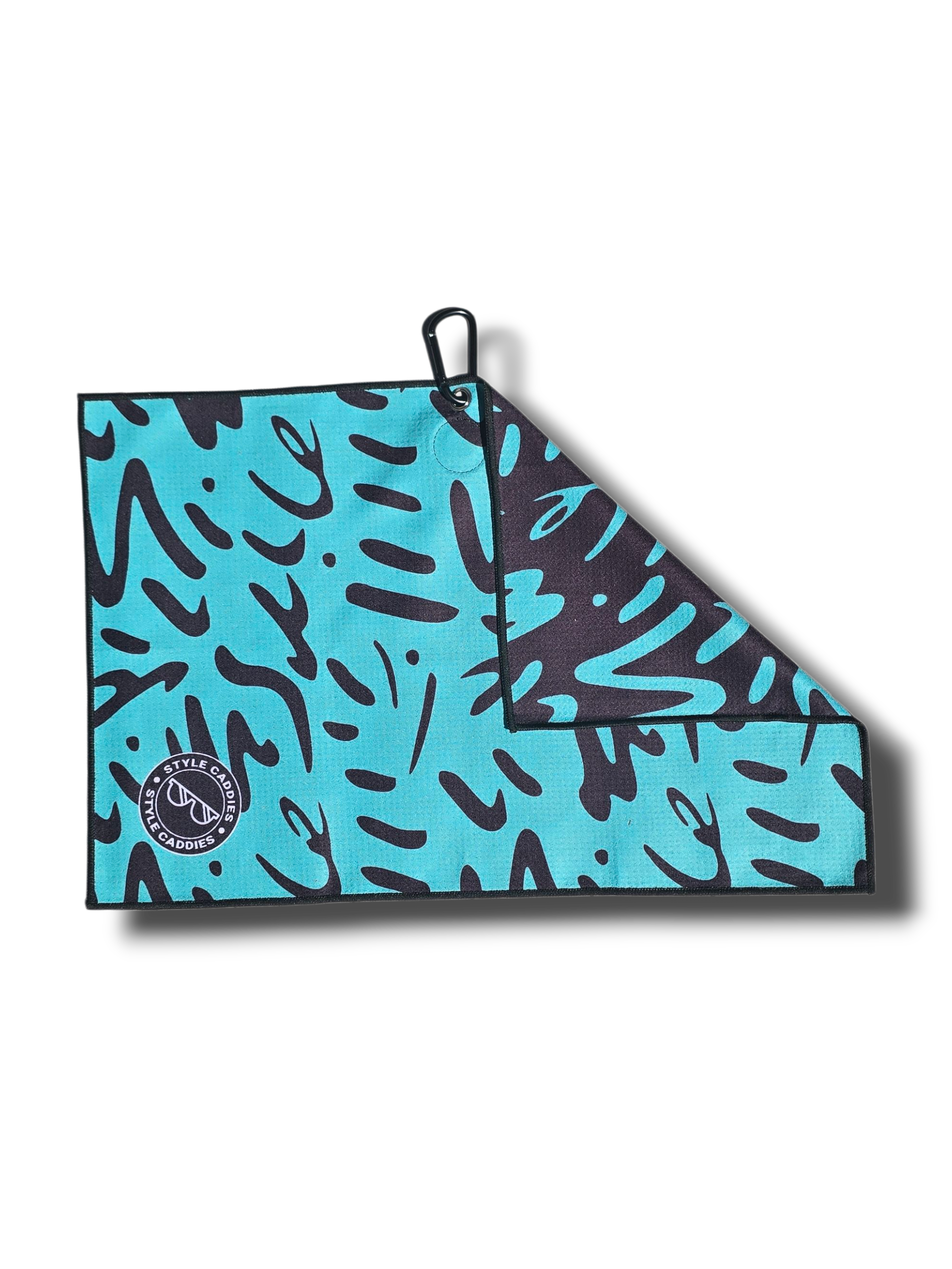 Fairway Graffiti magnetic golf towel close up pattern detail