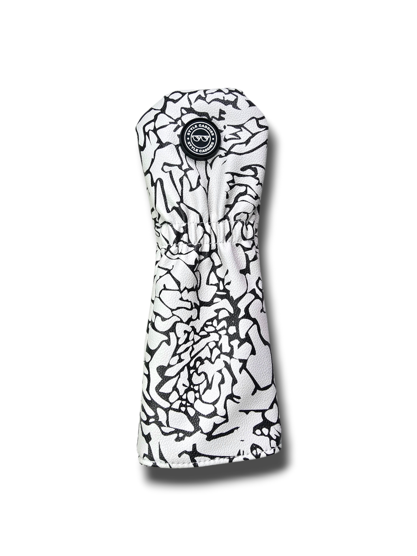 Grey cement matching golf headcover set on bag