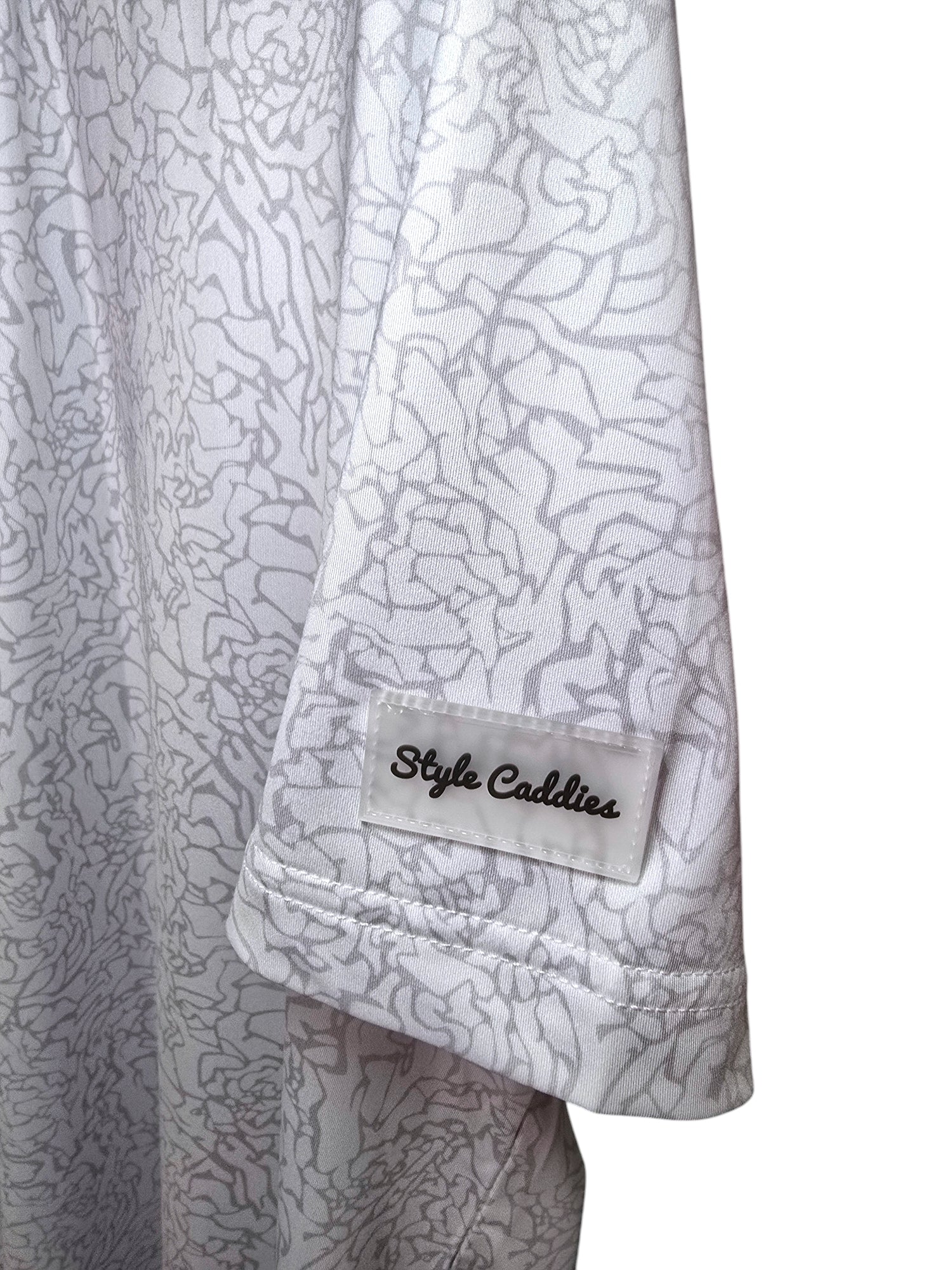 Light cement blade polo shirt product view