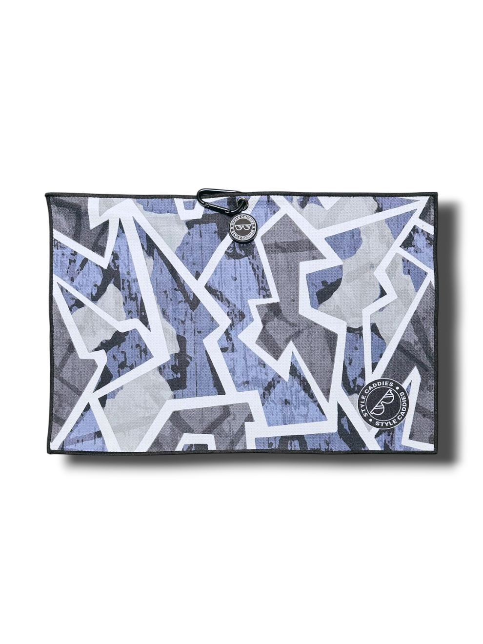 Style Caddies metrics golf towel lifestyle shot