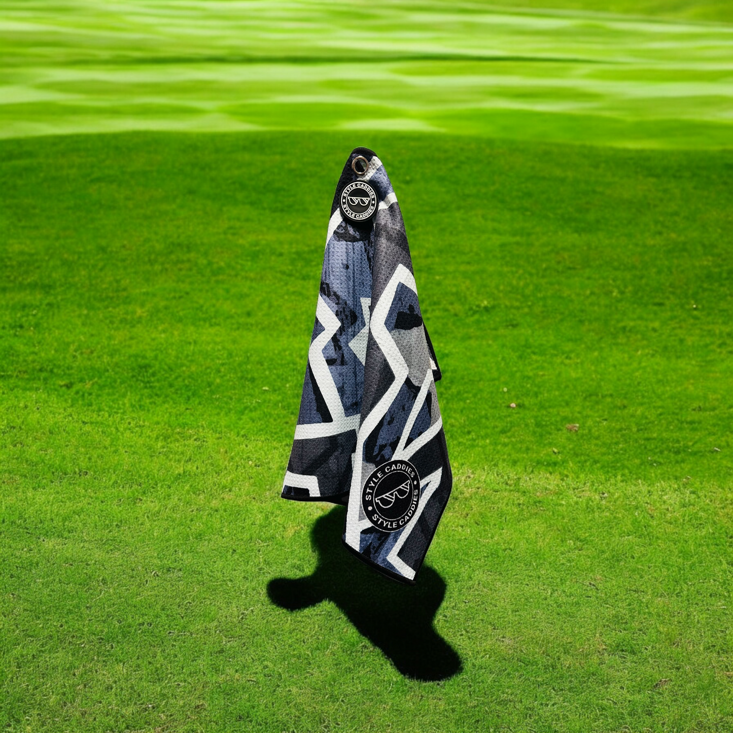 Metrics magnetic golf towel product view