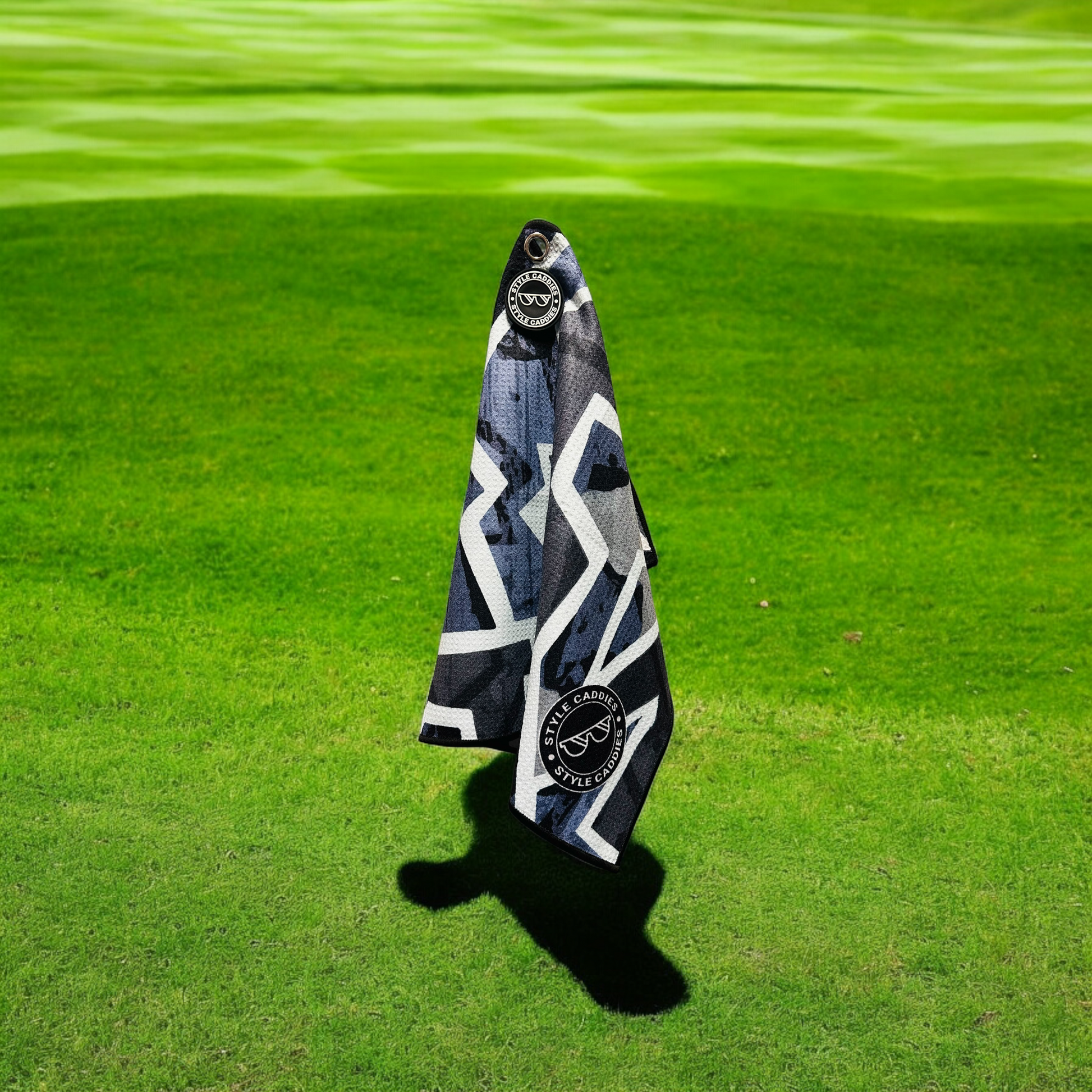 Metrics magnetic golf towel product view
