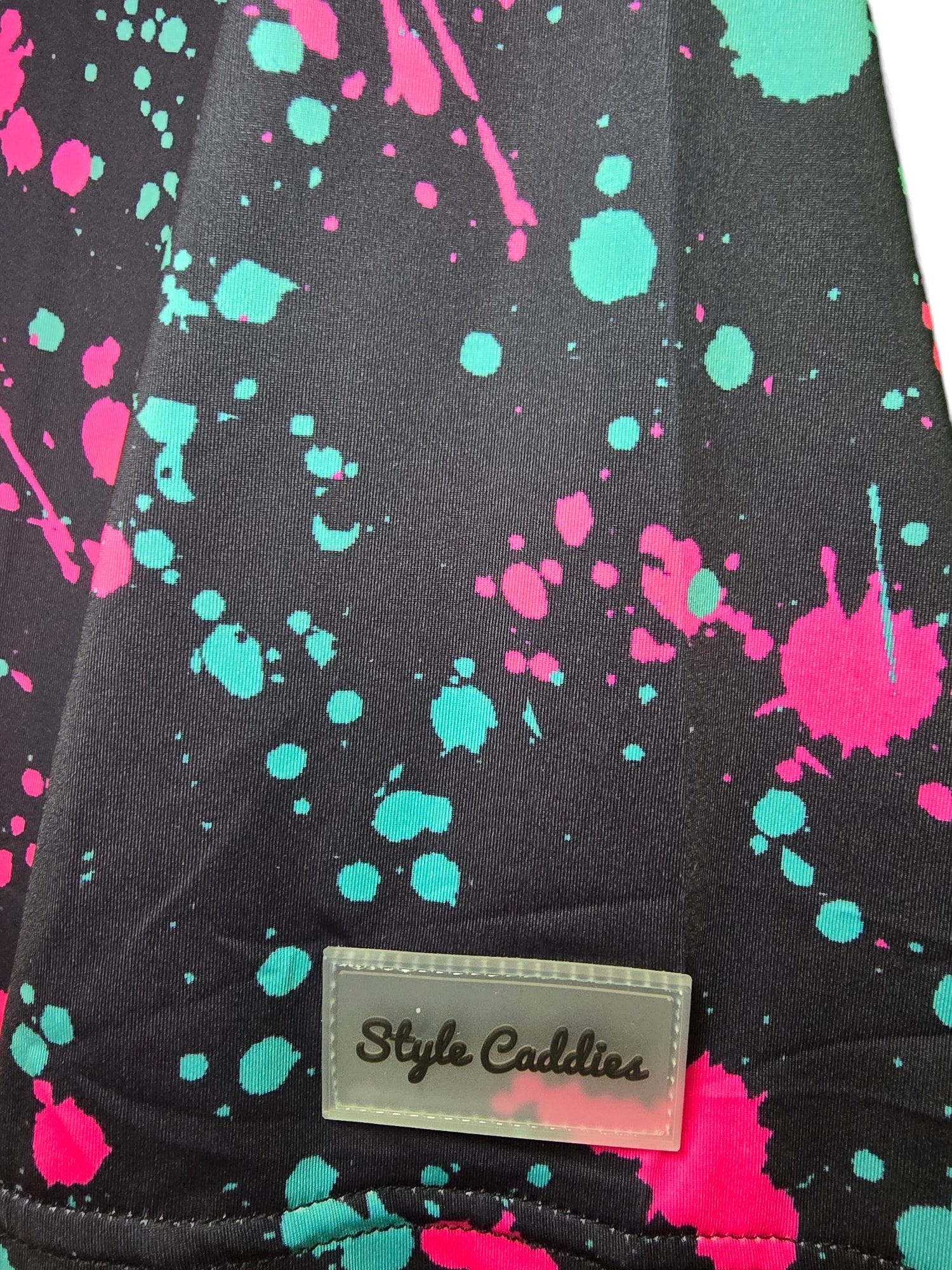 Style Caddies pretty splat polo shirt detail