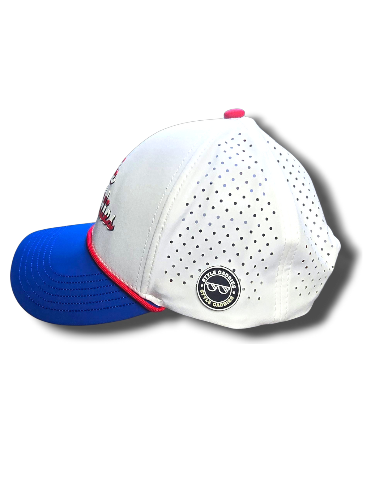Patriotic golf hat back view Style Caddies Golf