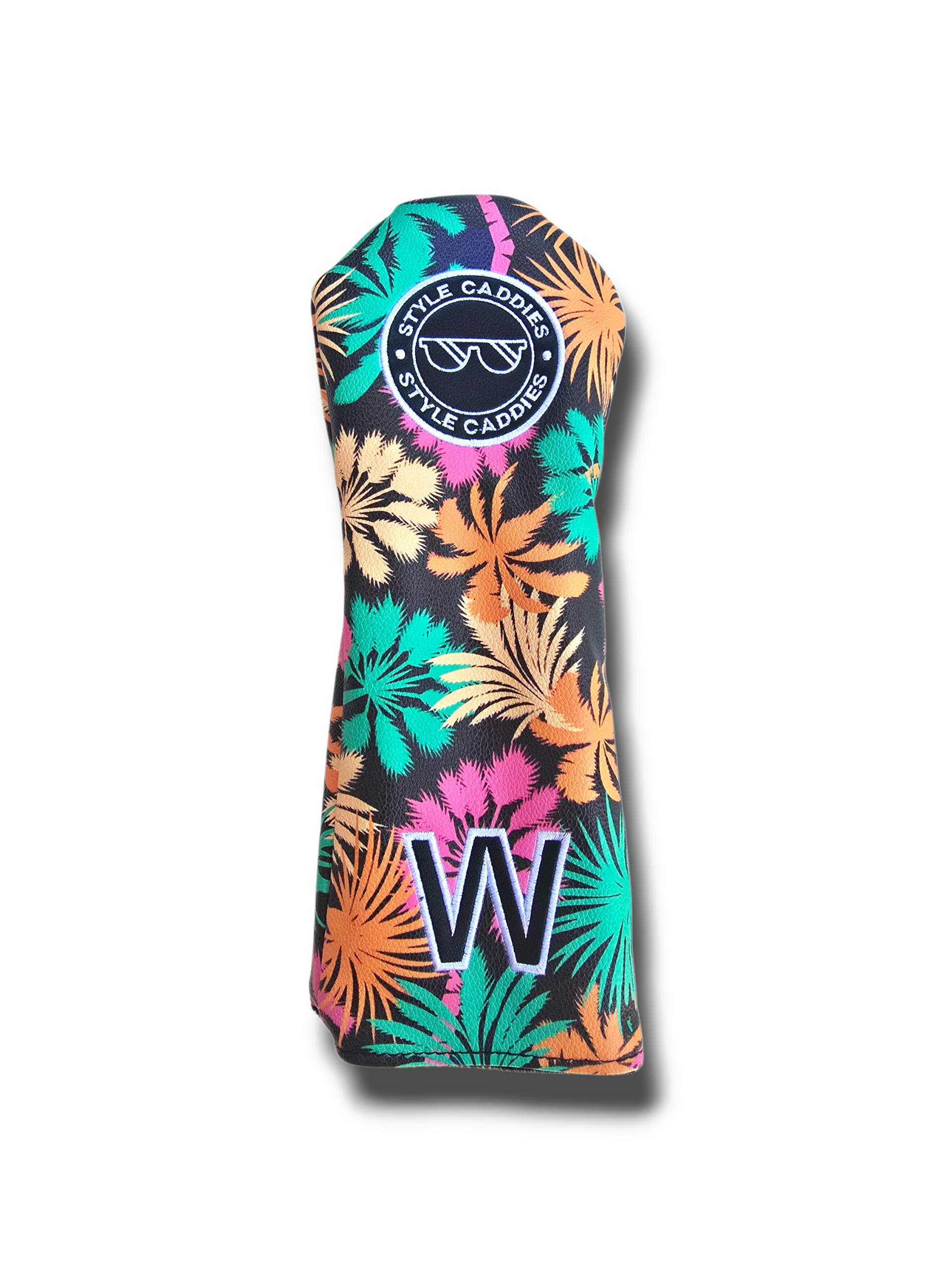 tropical colorful magnetic wood cover with logo
